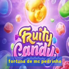 fortuna de mc pedrinho